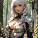 Arte hentai ilustración increíble de Chocolate Delights Naked Pussy 2 generado por IA