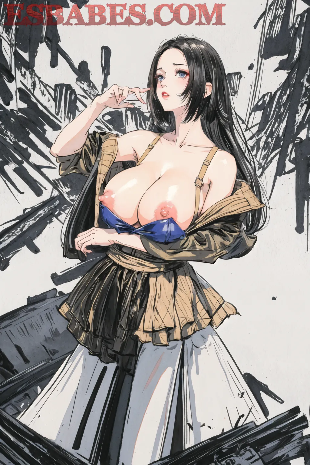 Arte hentai ilustración increíble de Coger Rico Y Duro generado por IA