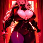 Arte hentai ilustración increíble de Cono De Mulata generado por IA