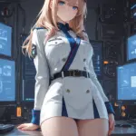 Arte hentai ilustración increíble de Cosplay Anime Edit Anime Opening Yuri Moe generado por IA