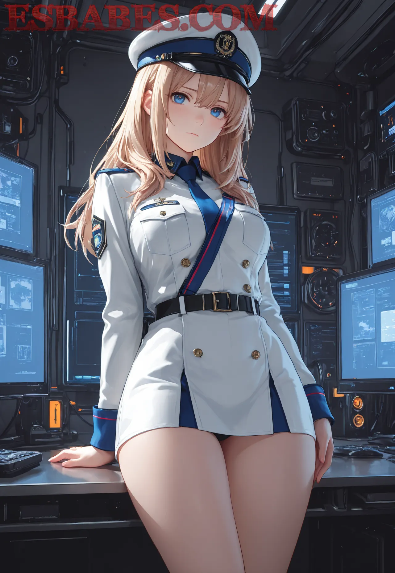 Arte hentai ilustración increíble de Cosplay Anime Edit Anime Opening Yuri Moe generado por IA