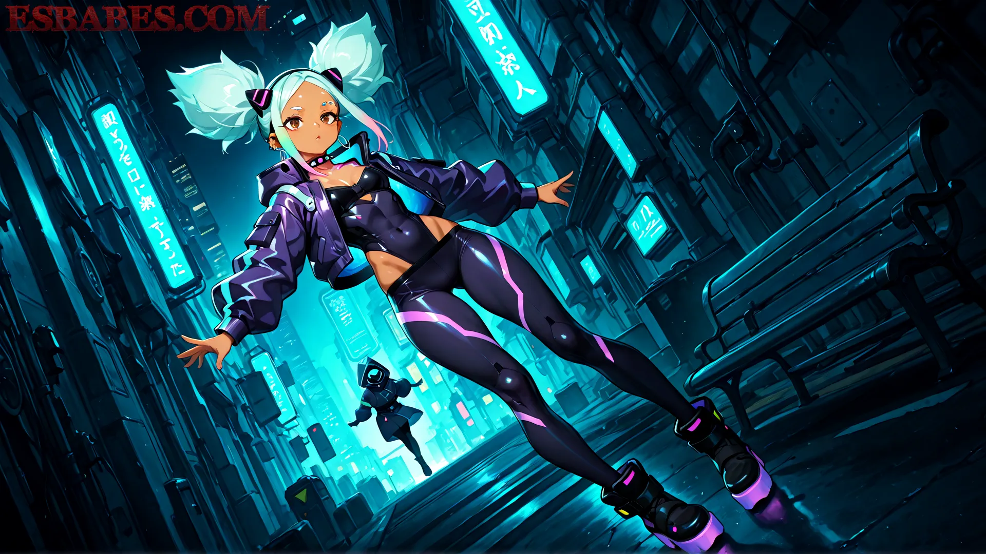 Arte hentai ilustración increíble de Cosplay De Norafawn generado por IA