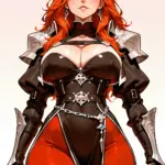 Arte hentai ilustración increíble de Cosplay En La Oficina generado por IA