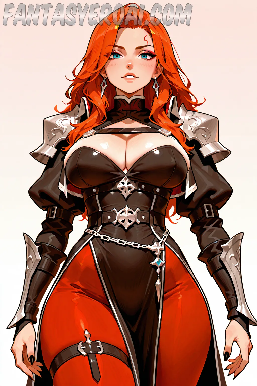 Arte hentai ilustración increíble de Cosplay En La Oficina generado por IA