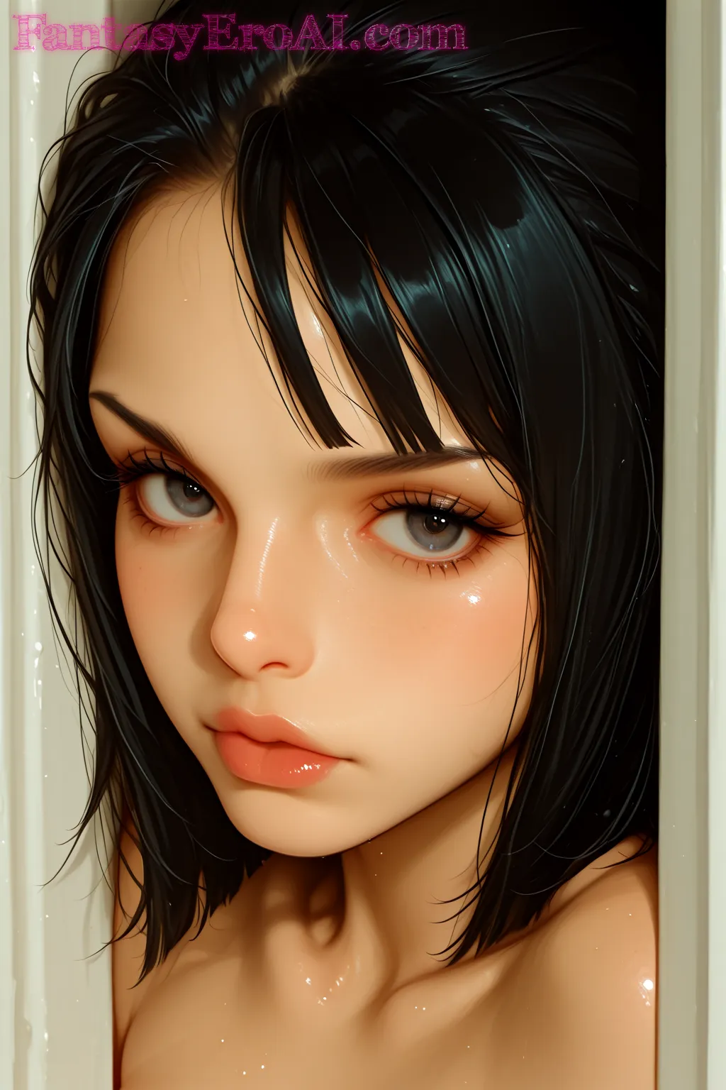 Arte hentai ilustración increíble de Cosplay Netflix Anime Anime Series Fan Service Lolicon generado por IA