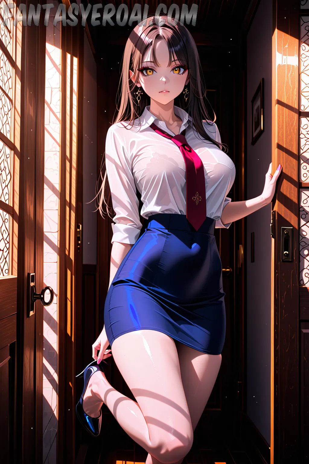 Arte hentai ilustración increíble de Crissy Henderson generado por IA