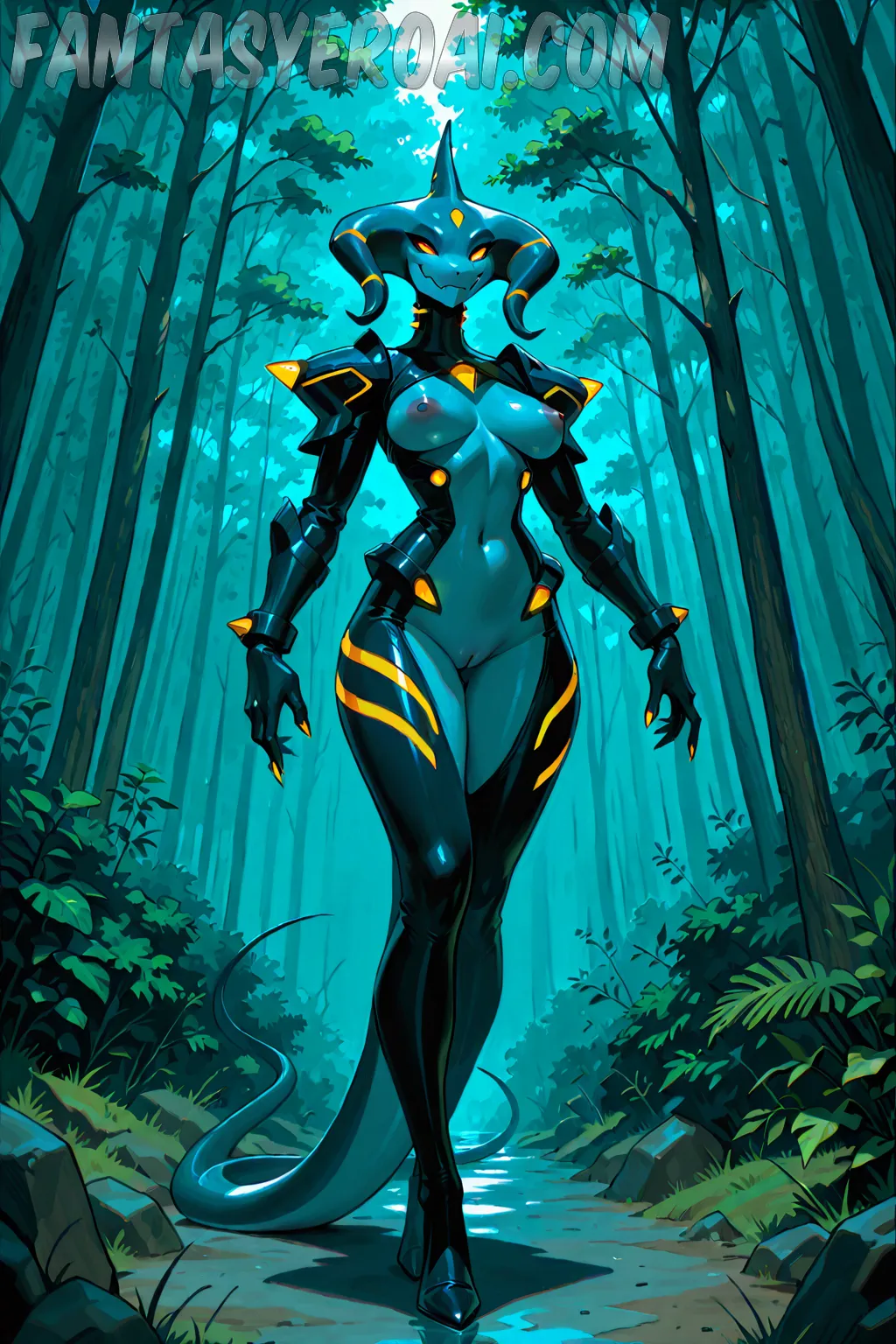 Arte hentai ilustración increíble de Crystina Rossi Vulva generado por IA