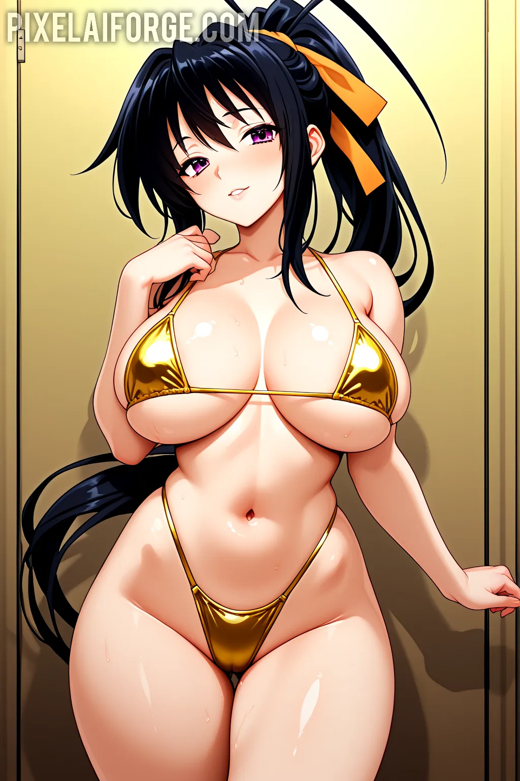 Arte hentai ilustración increíble de Cuerpo Desnudo generado por IA