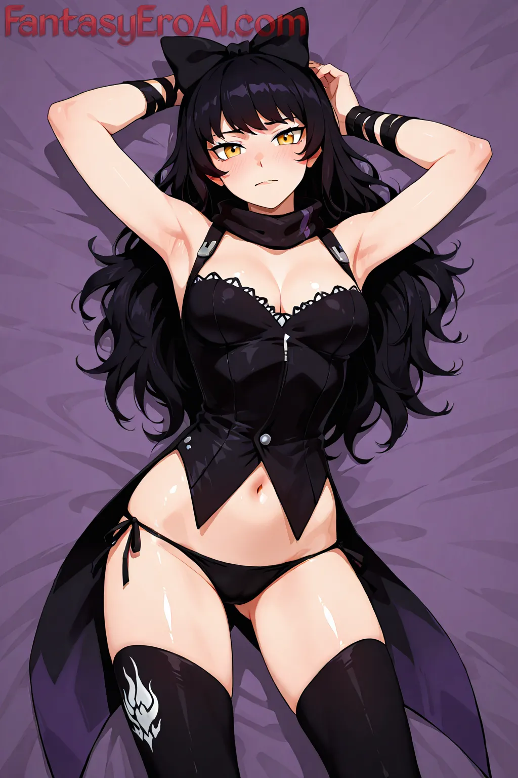 Arte hentai ilustración increíble de Culos Desnudos generado por IA