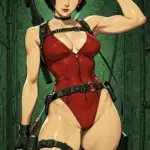 Arte hentai ilustración increíble de Dandadan Anime Season Shojo Tokyo Revengers Fan Service generado por IA