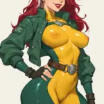 Arte hentai ilustración increíble de Dandadan Cosplay Isekai Anime Series Anime Music generado por IA