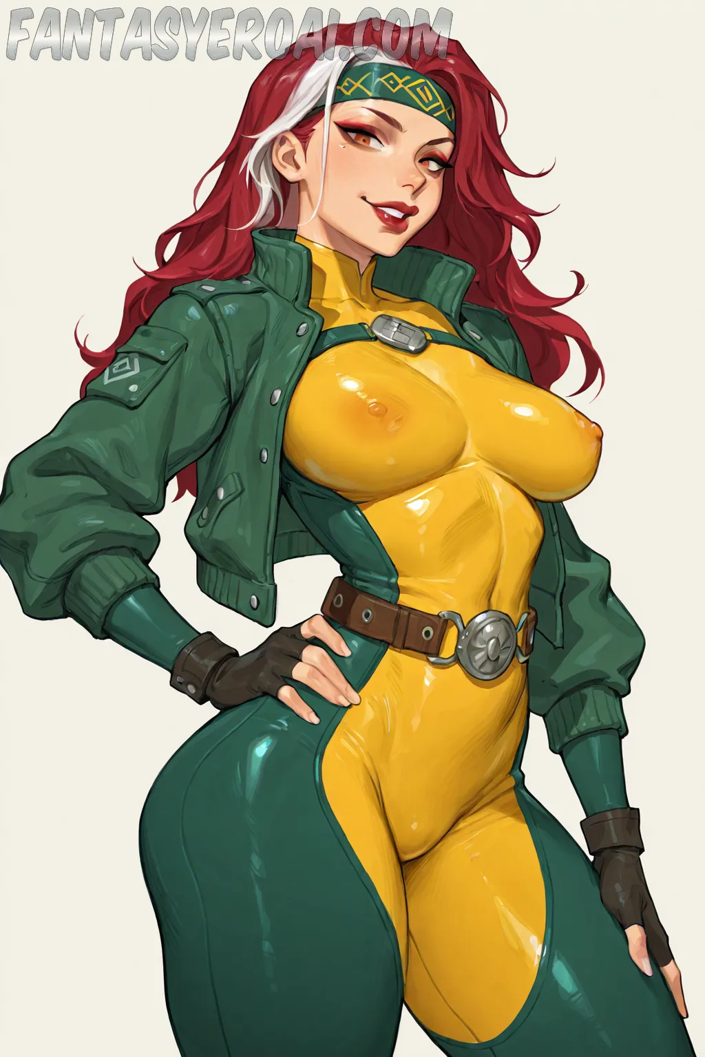 Arte hentai ilustración increíble de Dandadan Cosplay Isekai Anime Series Anime Music generado por IA