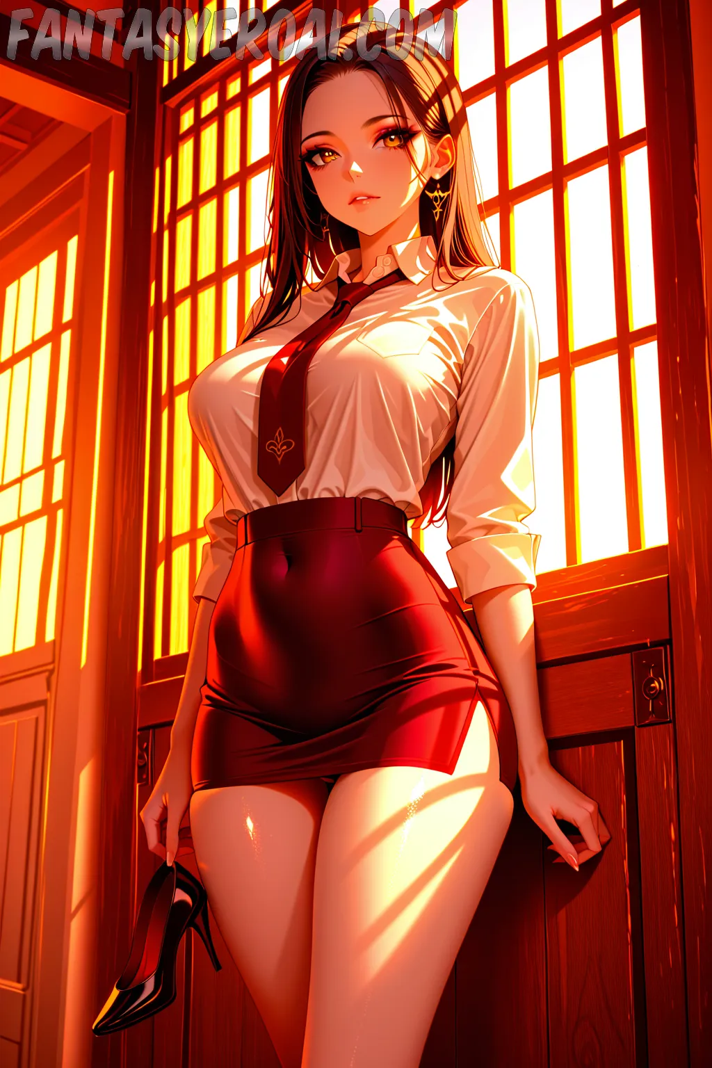 Arte hentai ilustración increíble de Dandadan Kaiju No 8 Free Anime Anime Conventions Catgirl generado por IA