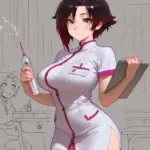 Arte hentai ilustración increíble de Dandadan My Hero Academia Amv Death Note Oppai generado por IA