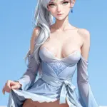 Arte hentai ilustración increíble de Dandadan My Hero Academia Crunchyroll Kawaii Bara generado por IA