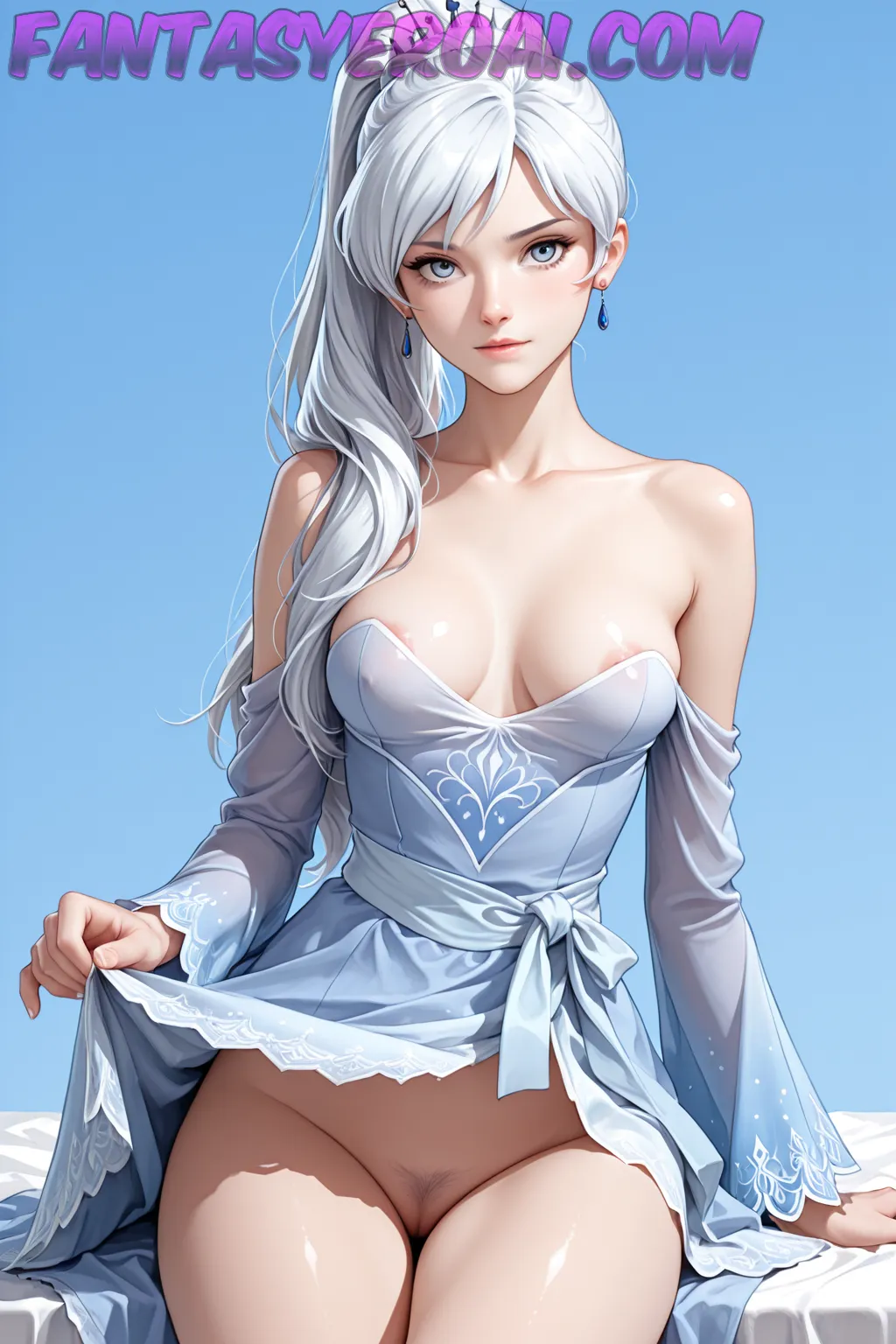 Arte hentai ilustración increíble de Dandadan My Hero Academia Crunchyroll Kawaii Bara generado por IA