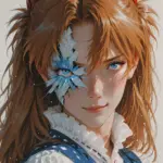 Arte hentai ilustración increíble de Dandadan Naruto Anime Expo Kemonomimi Bara generado por IA