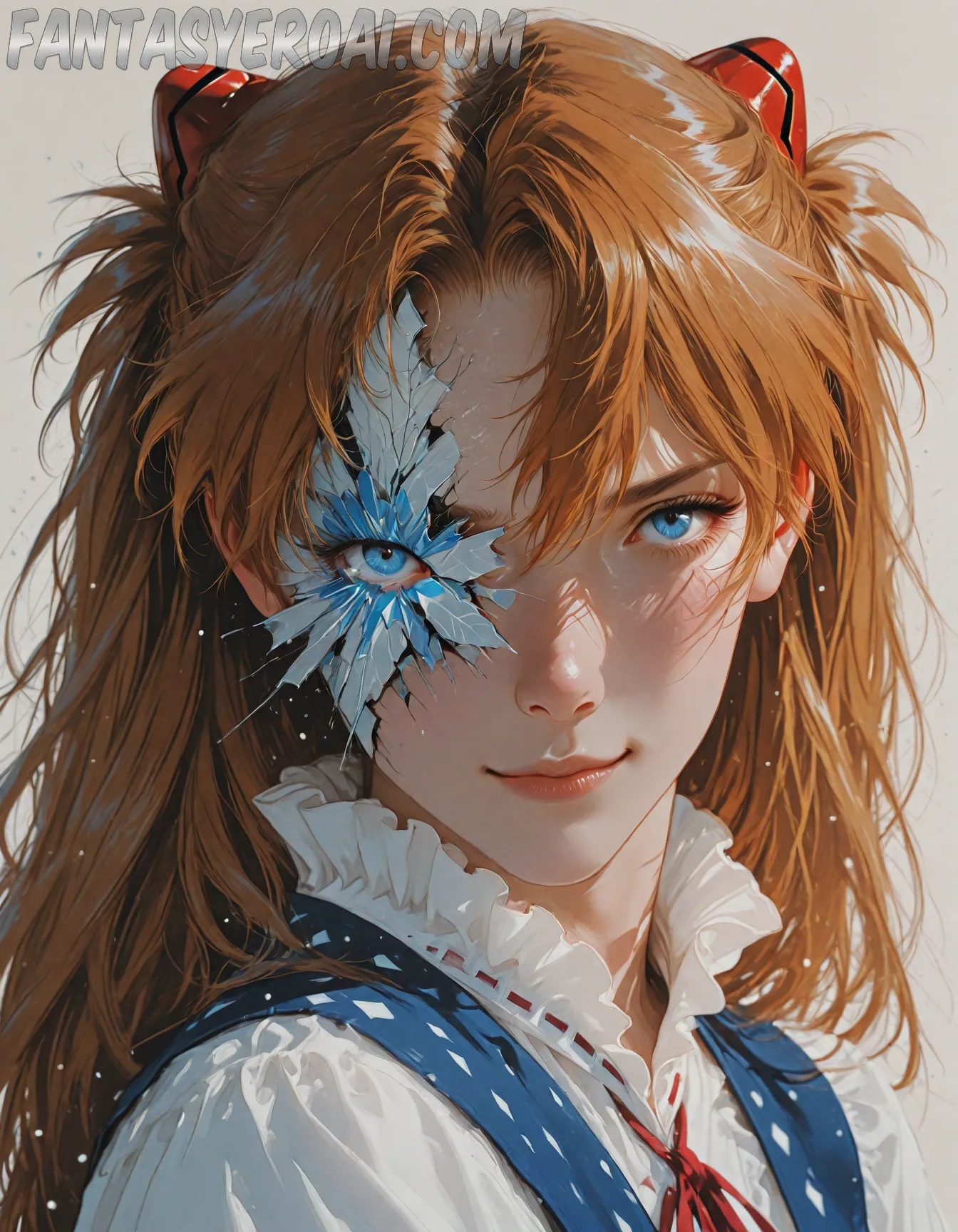 Arte hentai ilustración increíble de Dandadan Naruto Anime Expo Kemonomimi Bara generado por IA