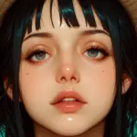 Arte hentai ilustración increíble de Dani Jensen generado por IA