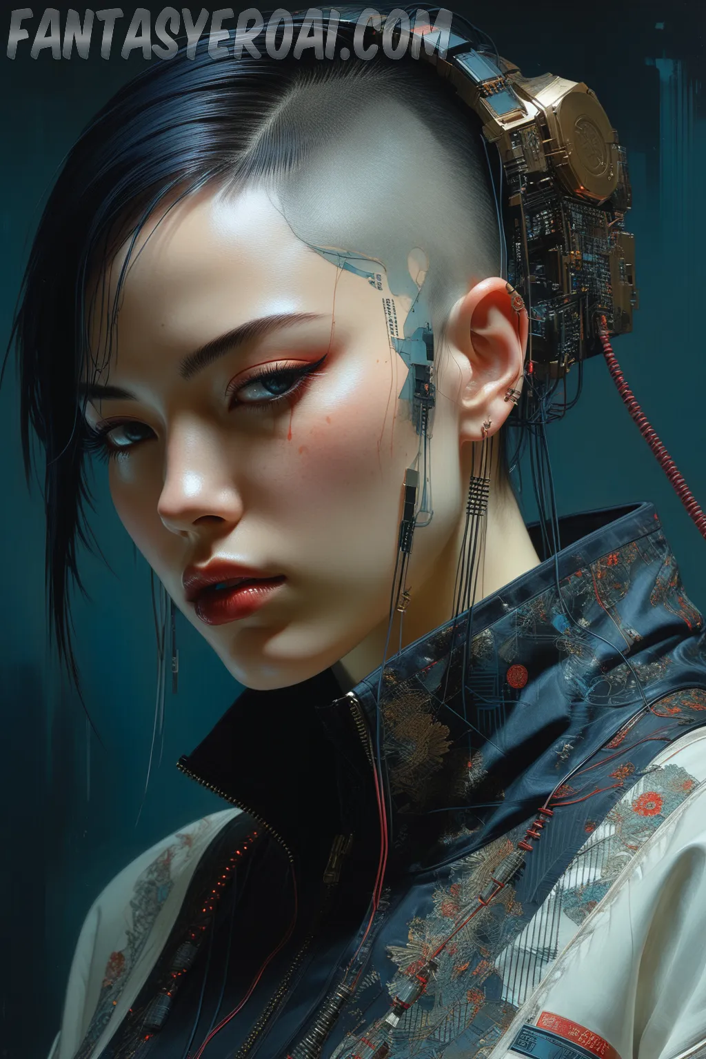 Arte hentai ilustración increíble de Demon Slayer Anime Opening Samurai Champloo Gojo Satoru Kawaii generado por IA