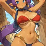 Arte hentai ilustración increíble de Demon Slayer Bleach Anime Wallpaper Fan Service Senpai generado por IA