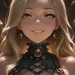 Arte hentai ilustración increíble de Desnuda Jugando En El Agua generado por IA