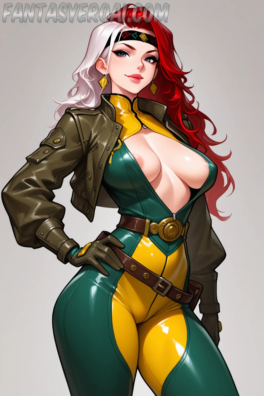 Arte hentai ilustración increíble de Desnuda Y Hermosa generado por IA