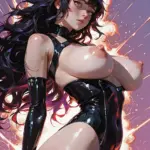 Arte hentai ilustración increíble de Desnudas En Fotos Caseras generado por IA