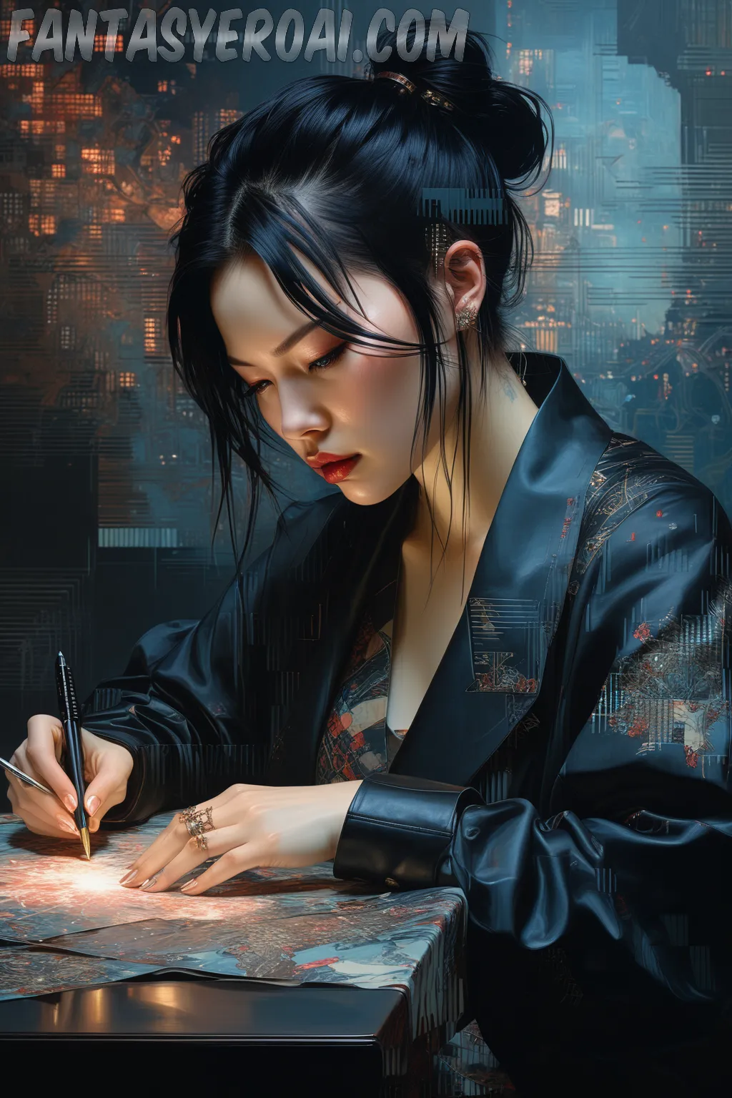 Arte hentai ilustración increíble de Desnudas Y Tatuadas De Hoy generado por IA