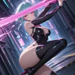 Arte hentai ilustración increíble de Desnudo De Ashlyn Rae generado por IA