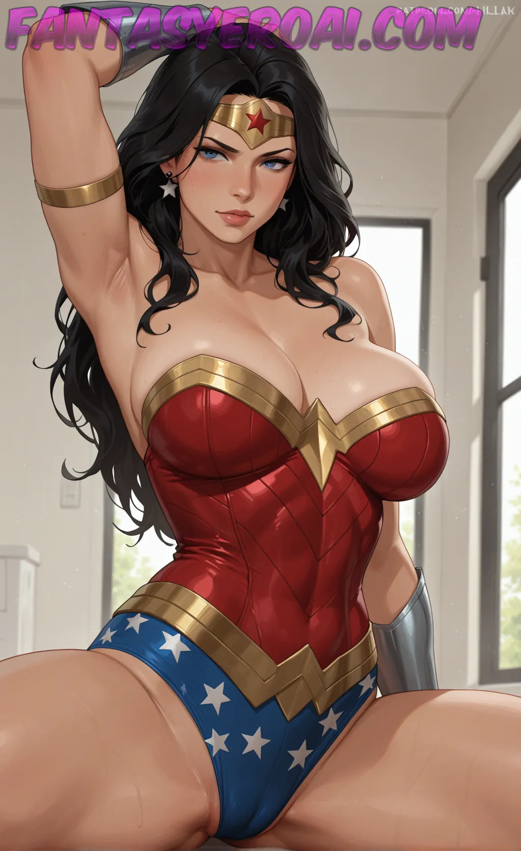 Arte hentai ilustración increíble de Divas Del Fitness Y La Gimnastica Ritmica generado por IA