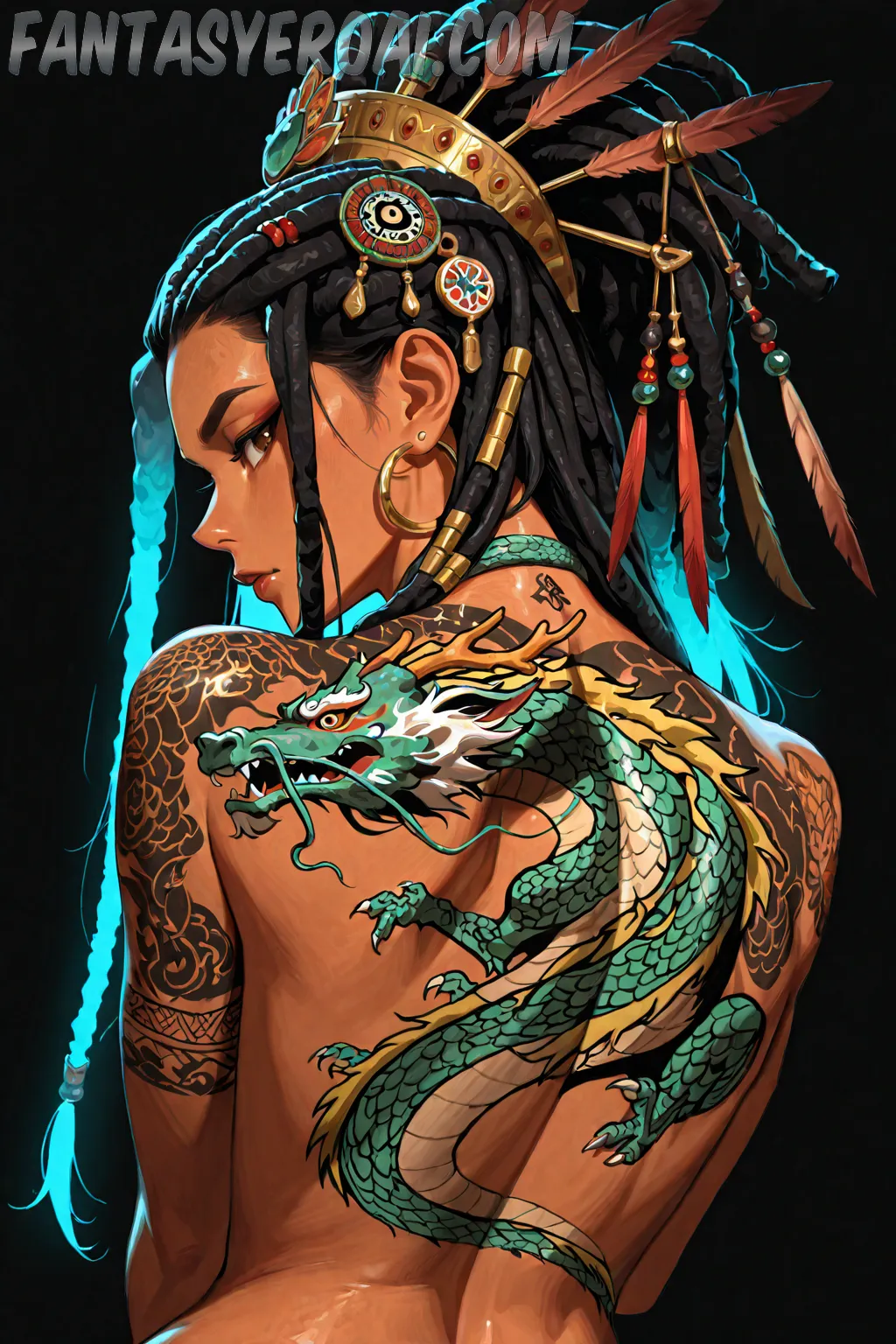 Arte hentai ilustración increíble de Divas Del Fitness generado por IA