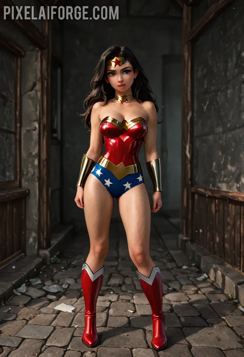 Arte hentai ilustración increíble de Divas Musculosas Vanessa Serros generado por IA