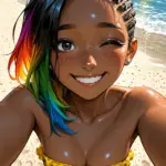 Arte hentai ilustración increíble de Divinas Feminas generado por IA