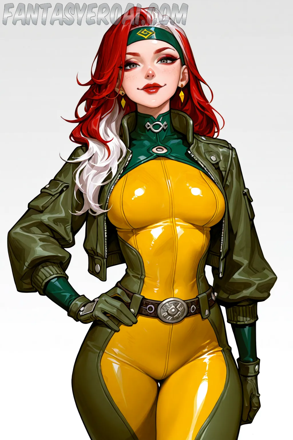 Arte hentai ilustración increíble de Docker Compose generado por IA