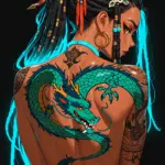 Arte hentai ilustración increíble de Dos Hermosas Lesbianas Y Su Juego De Billar generado por IA