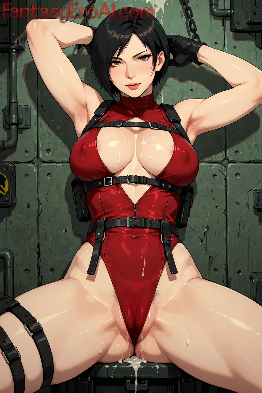 Arte hentai ilustración increíble de Dragon Ball Bleach Blue Box Netorare Yandere generado por IA