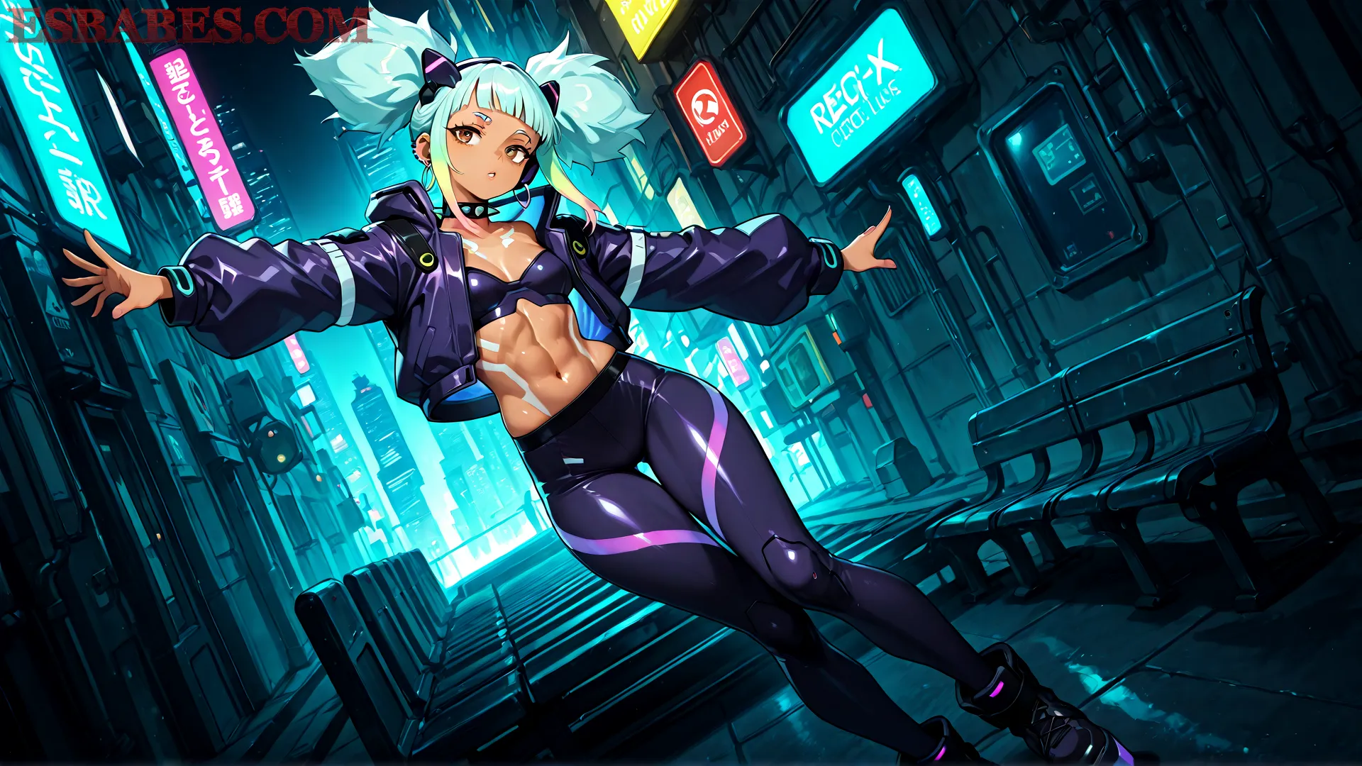 Arte hentai ilustración increíble de Dragon Ball Hunter X Hunter Samurai Champloo Goku Luffy generado por IA