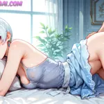 Arte hentai ilustración increíble de El Culo Gordo De Marissa En Tanga Roja generado por IA