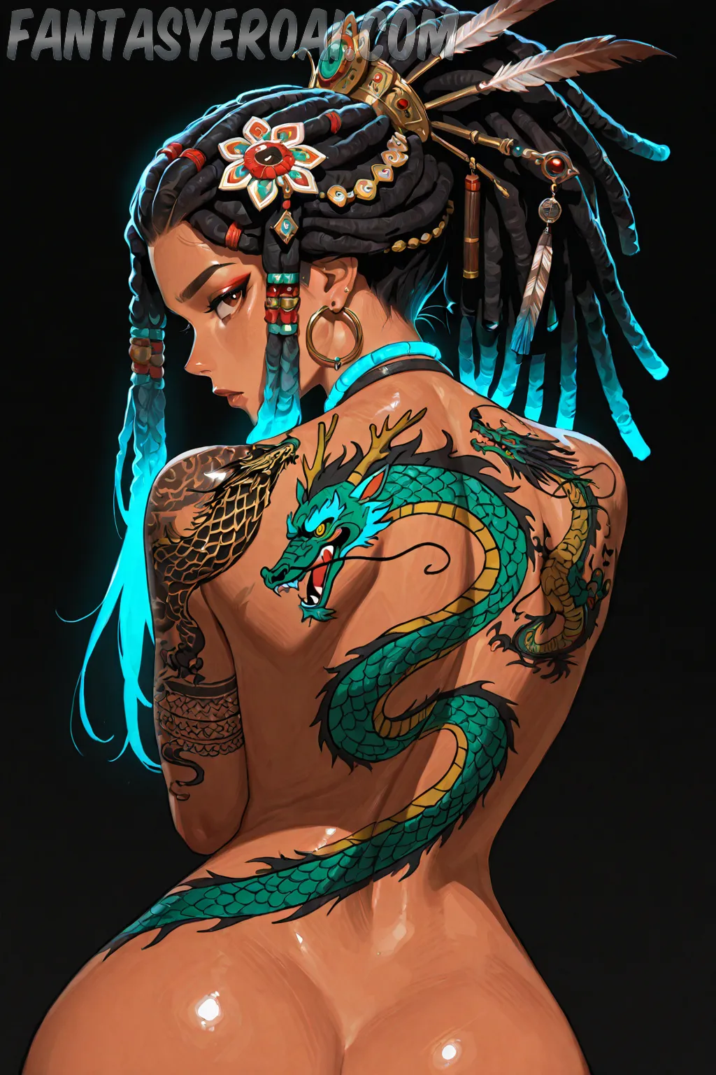 Arte hentai ilustración increíble de El Gusto De La Erotica Anime generado por IA