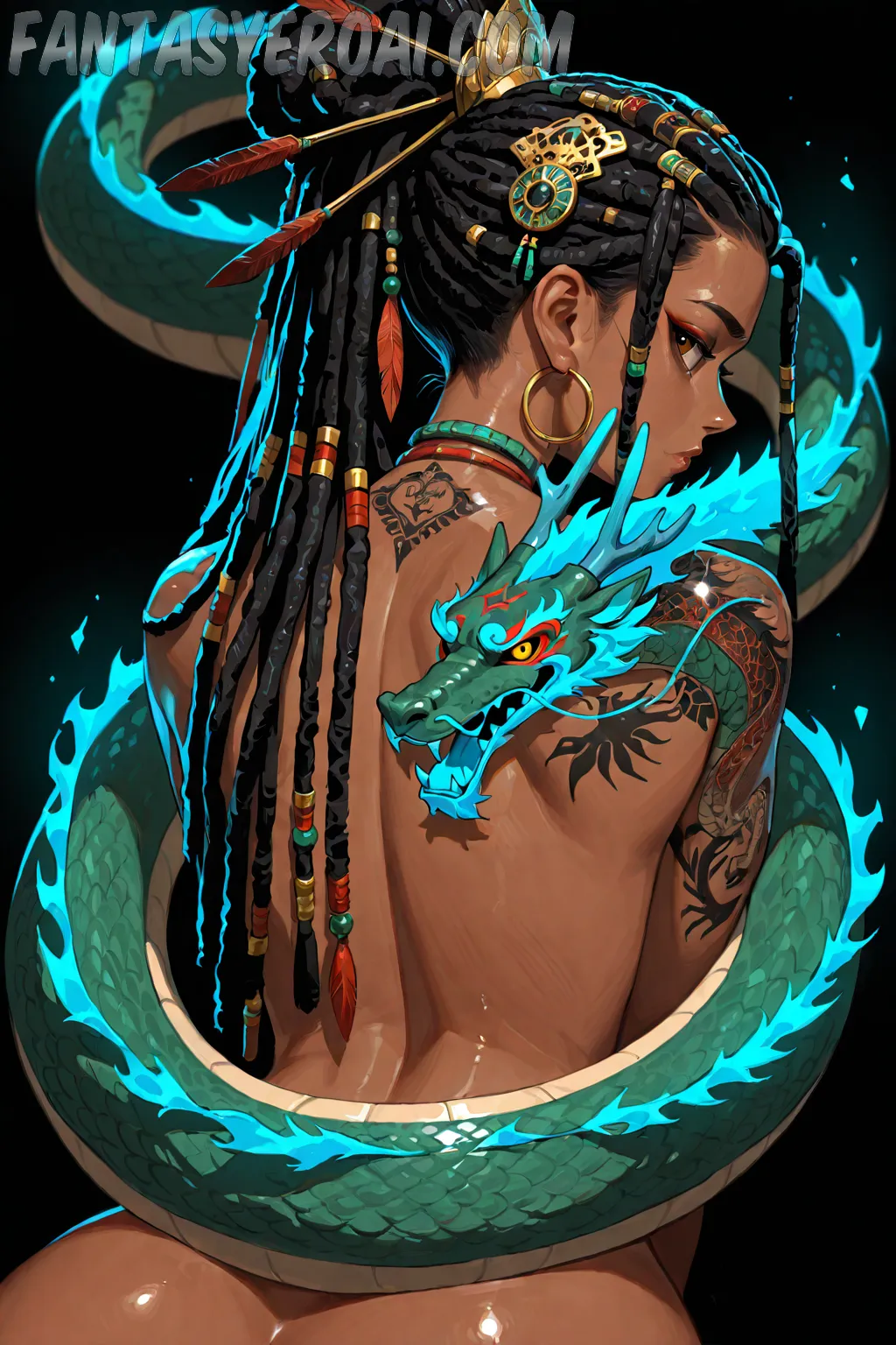 Arte hentai ilustración increíble de El Pezon Timido generado por IA