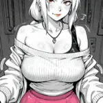 Arte hentai ilustración increíble de El Trabajo Duro generado por IA