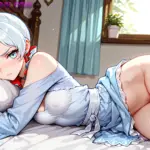 Arte hentai ilustración increíble de Ellie Luna generado por IA