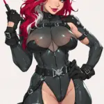 Arte hentai ilustración increíble de Emily Black generado por IA