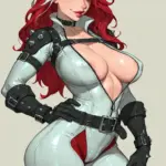 Arte hentai ilustración increíble de Emily Elizabeth Bikini generado por IA