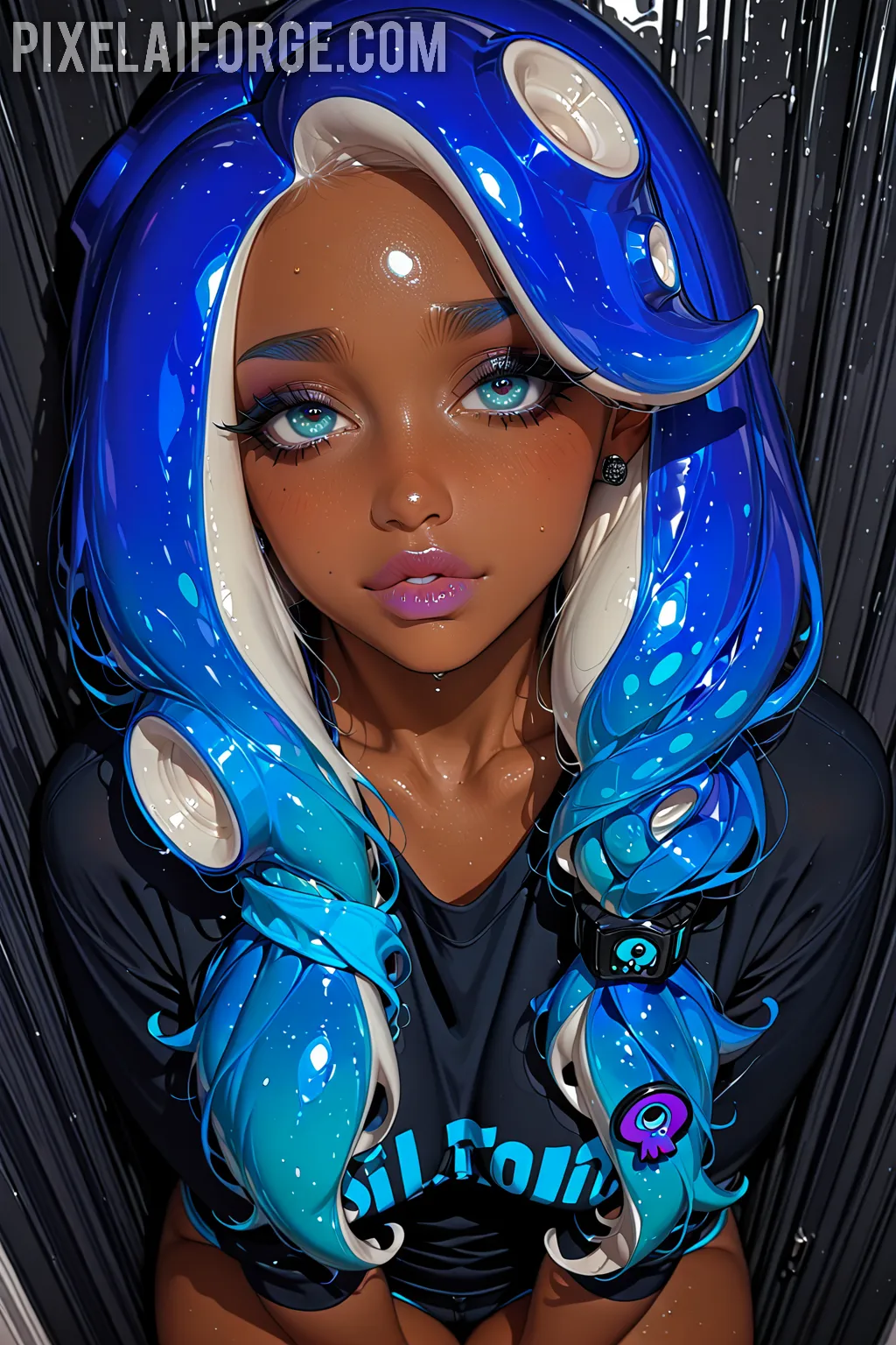 Arte hentai ilustración increíble de En Cuarentena generado por IA