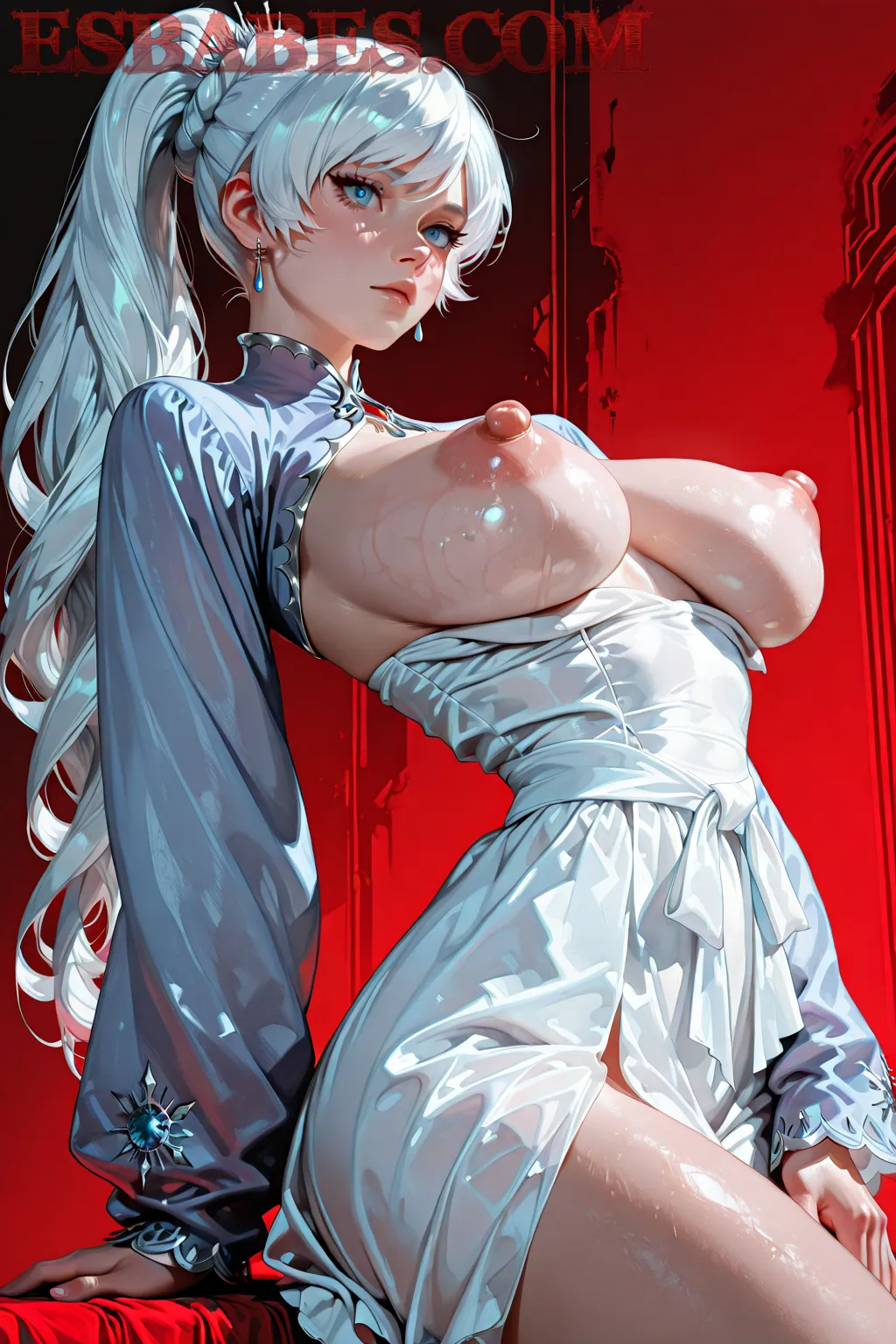 Arte hentai ilustración increíble de Enjoy Katherine Desnuda Y Preparada Para Coger generado por IA