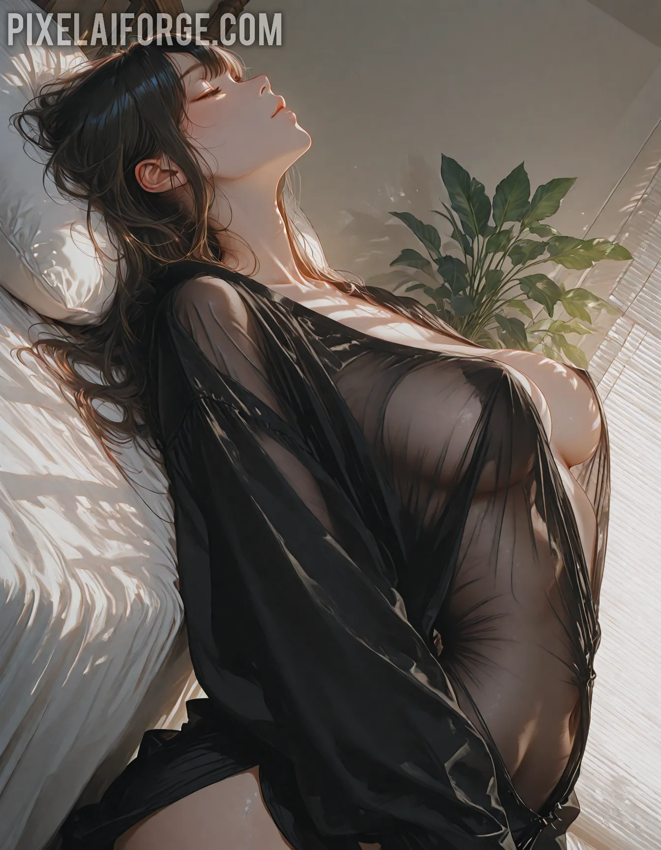 Arte hentai ilustración increíble de Epic Amazing Brest generado por IA