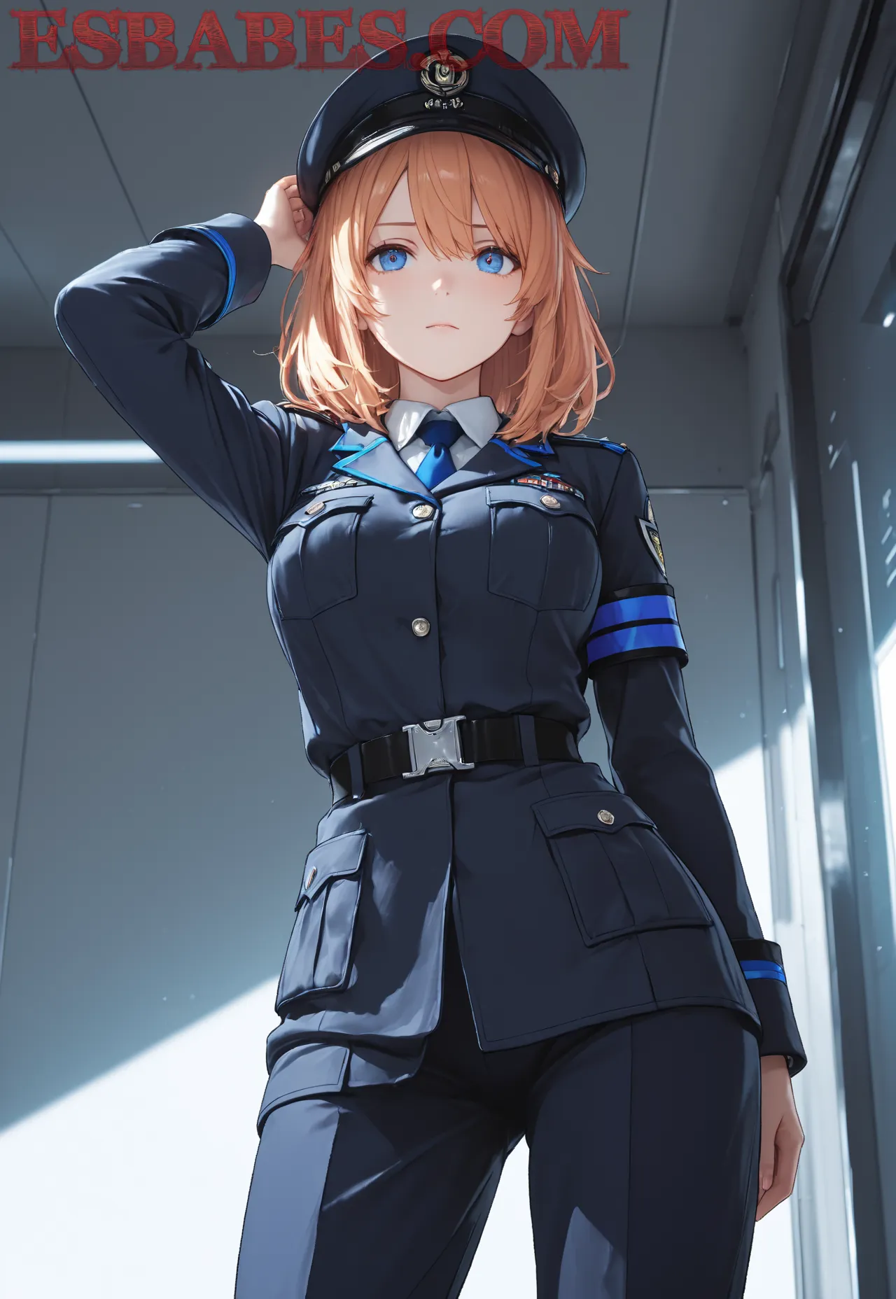 Arte hentai ilustración increíble de Erisverba Desnuda generado por IA