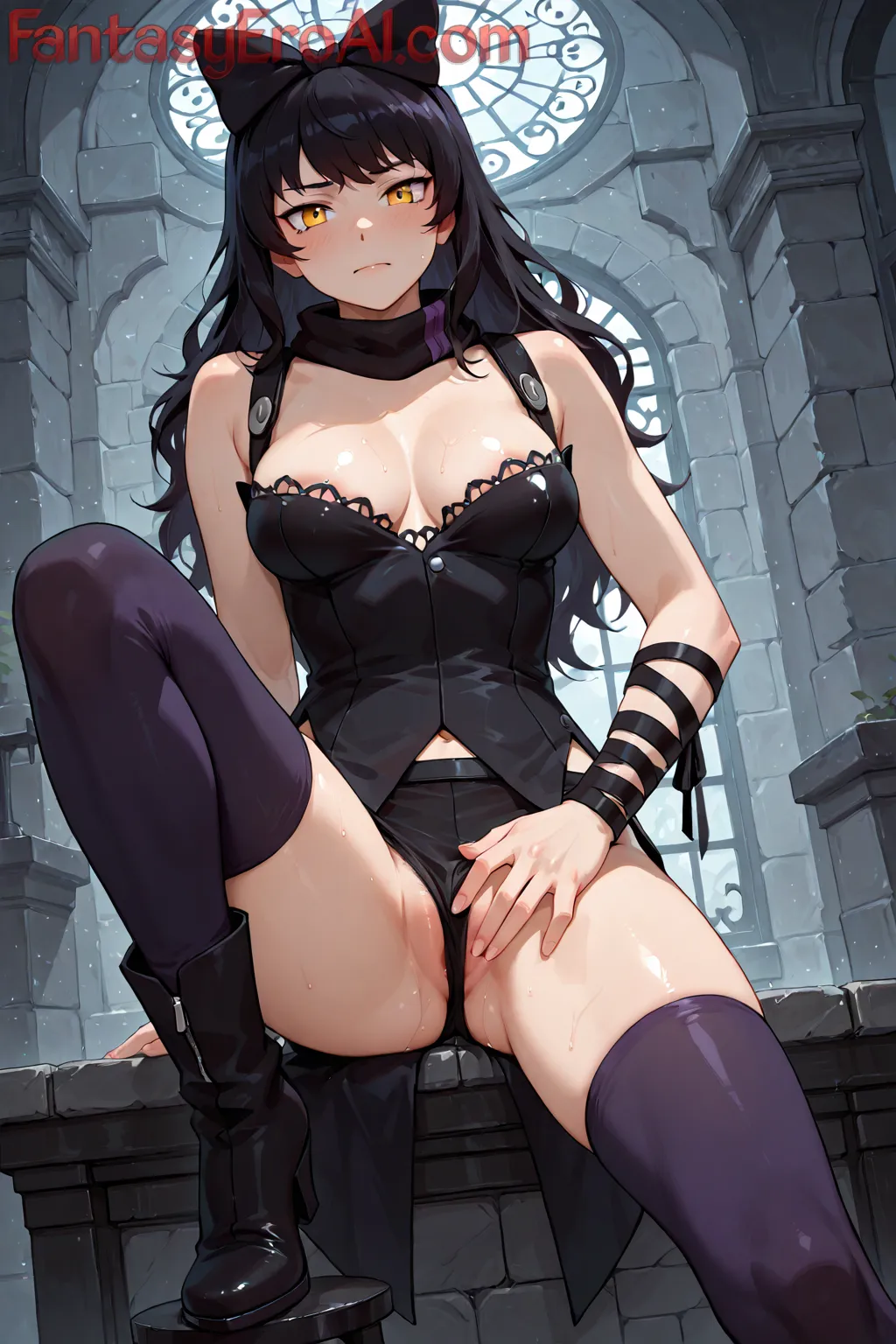 Arte hentai ilustración increíble de Ero Ai Anime Legalidad Y Etica De La Creacion Con Ia generado por IA